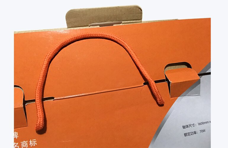 Nylon Handle Details Of Blanket Packaging Box
