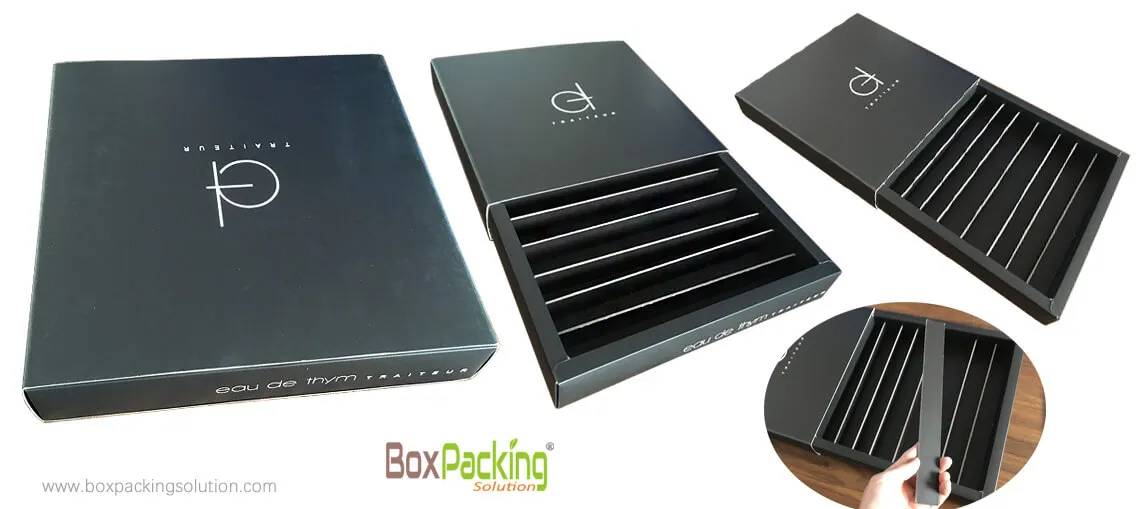 Recycled Custom Printed Paperboard Box With Inserts