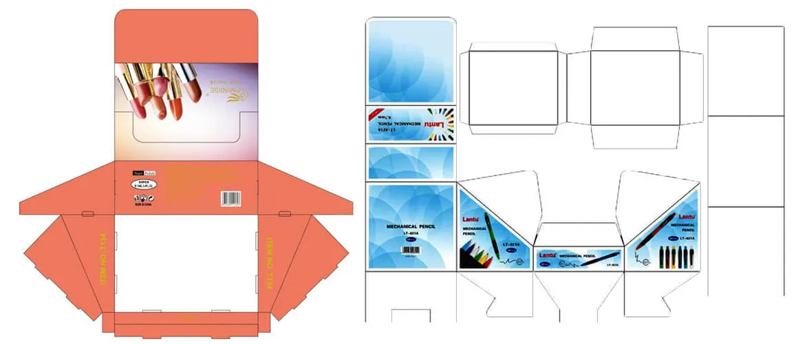 Artwork Graphics For Display Boxes