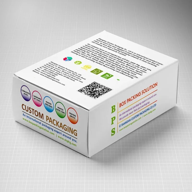 CMYK printed Box mockup
