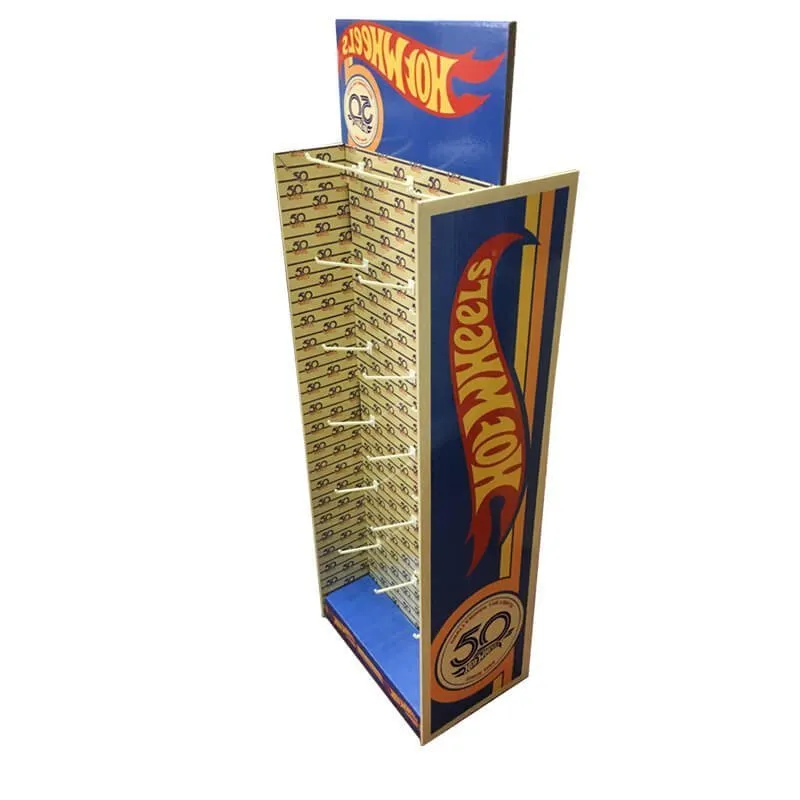 Custom Cardboard Display Box With Hook Up 1