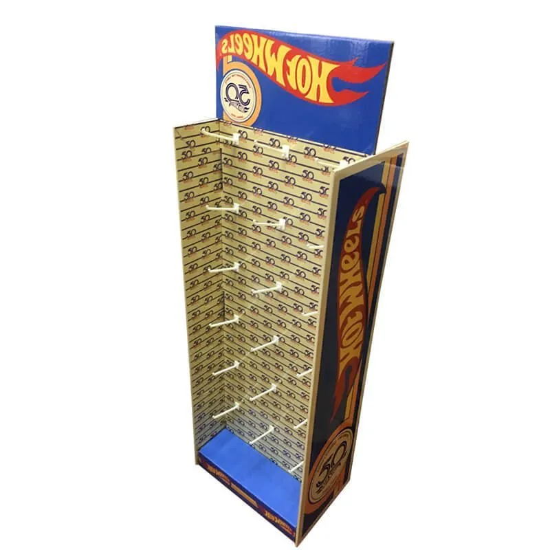 Custom Cardboard Display Box With Hook Up 3