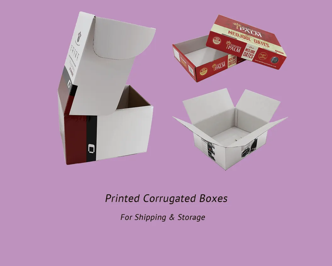we offer corrugated mailer boxes, shipping cartons, shipper display box, and customized cardboard cartons.