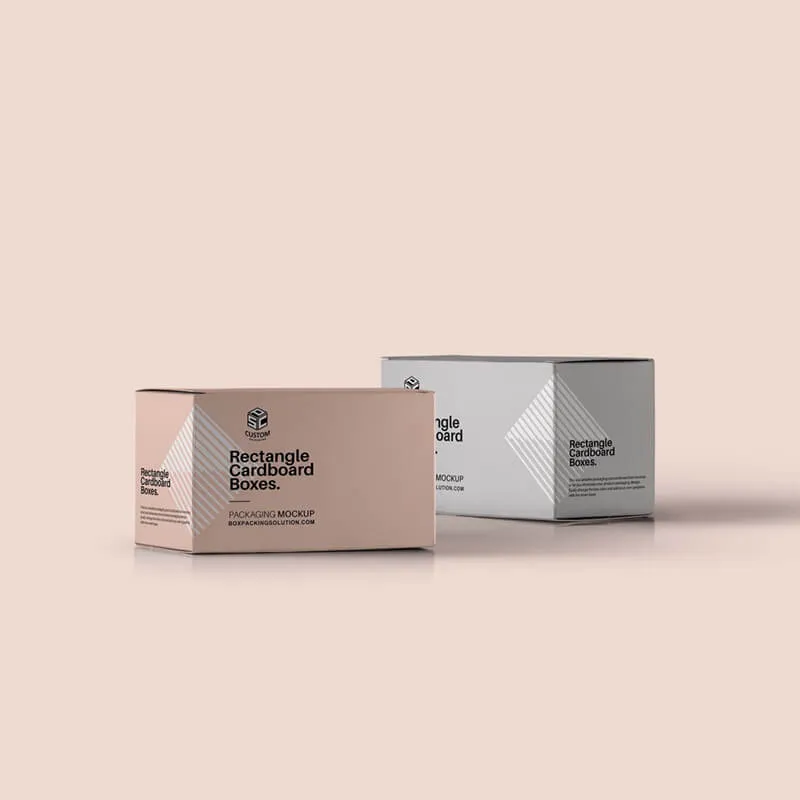 Custom Tuck end paper boxes mock-up design