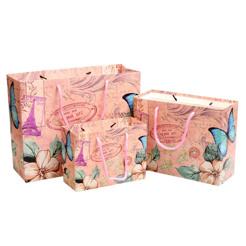 Customized paper shopping bags