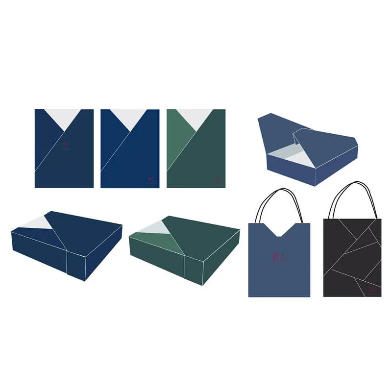 Design of paper apparel packaging solution