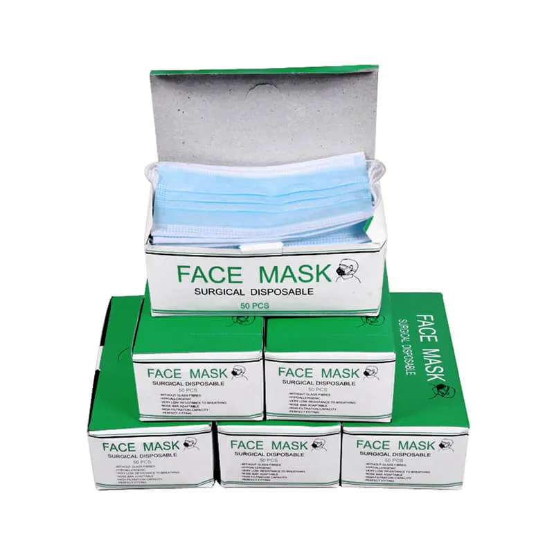 Facial mask packaging box