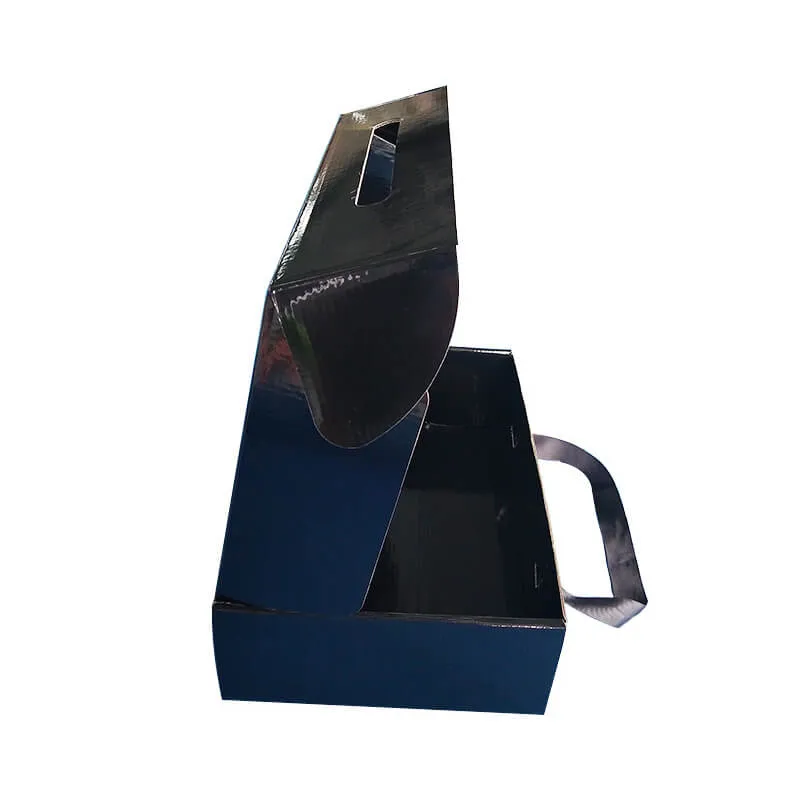 Flexo printed shoe carrier box