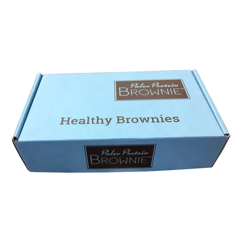 Foldable mailer box for nutrition supplement