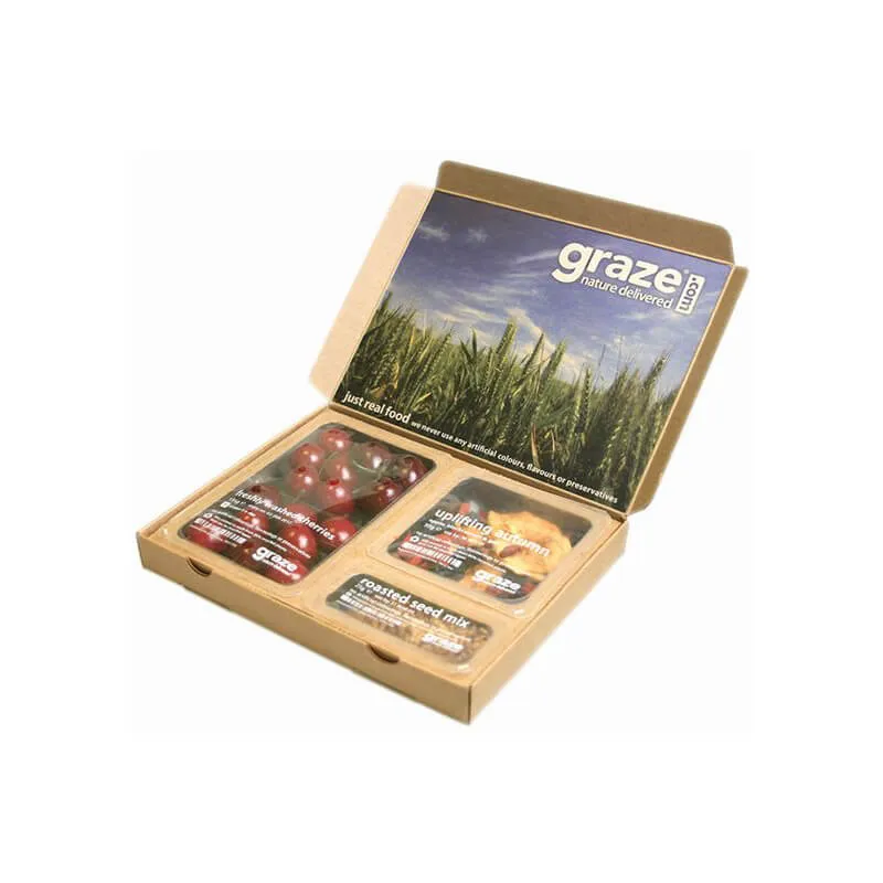 Fresh fruit display mailer box