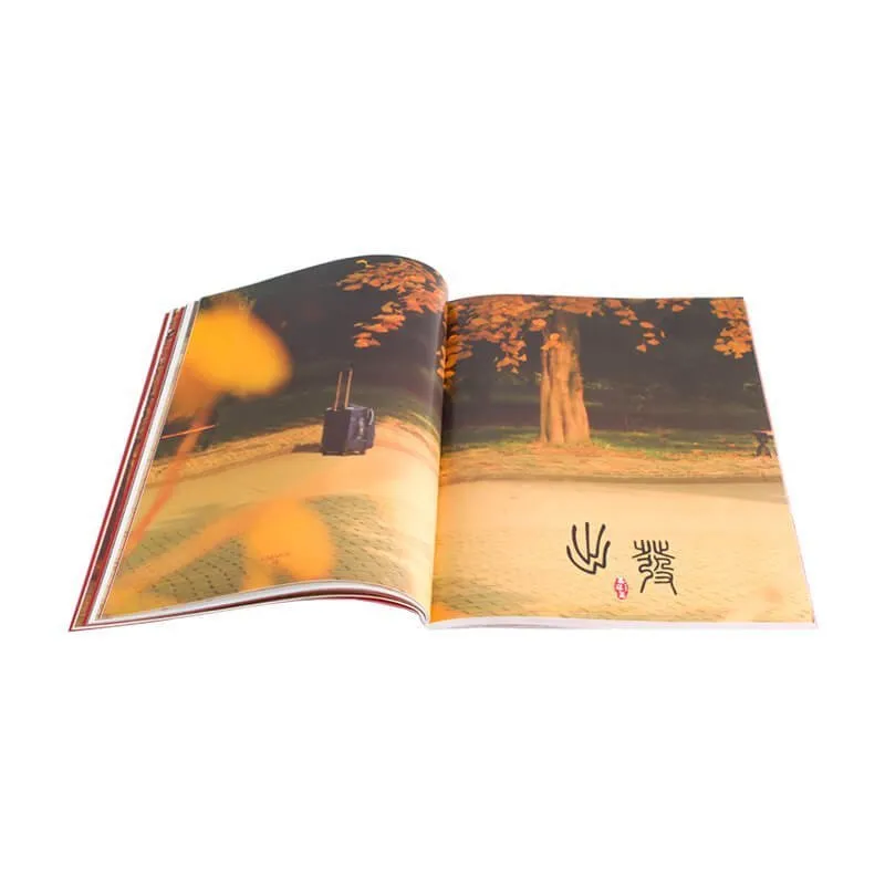 Glossy oil varnish gift card magazine printing