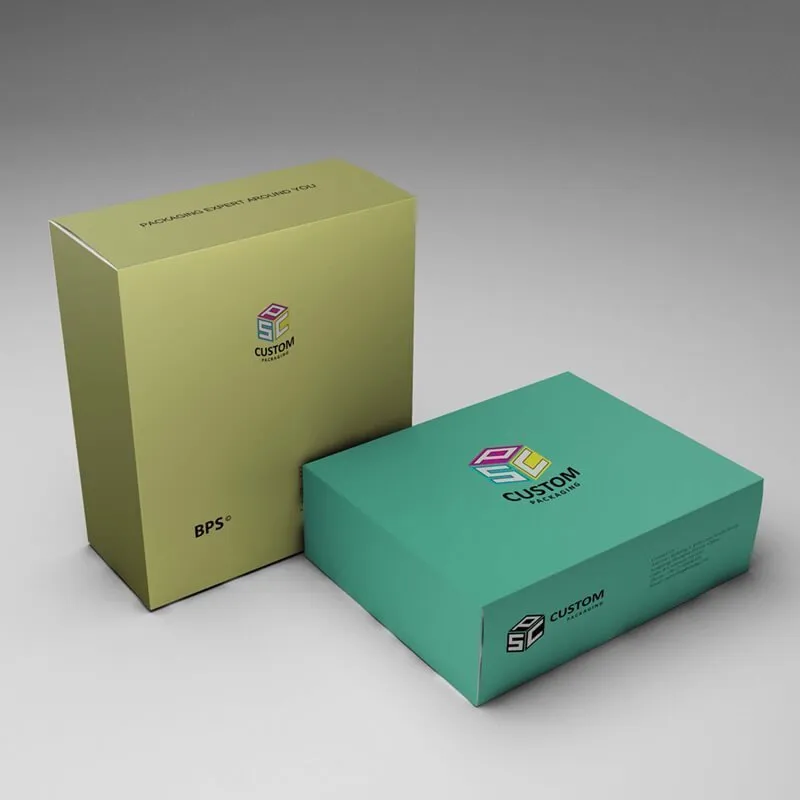 High quality Custom Tuck end paper box mockup design