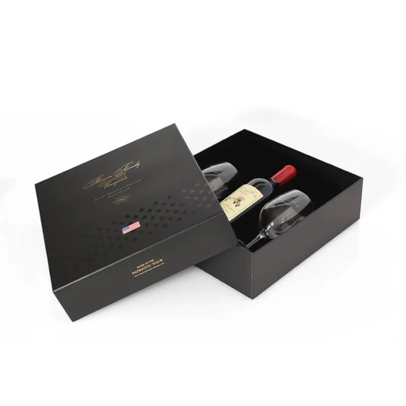Impressive wine packaging box