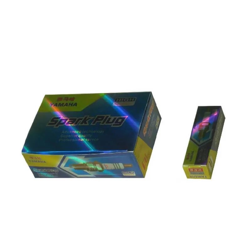Laser foil paper box with foil staping