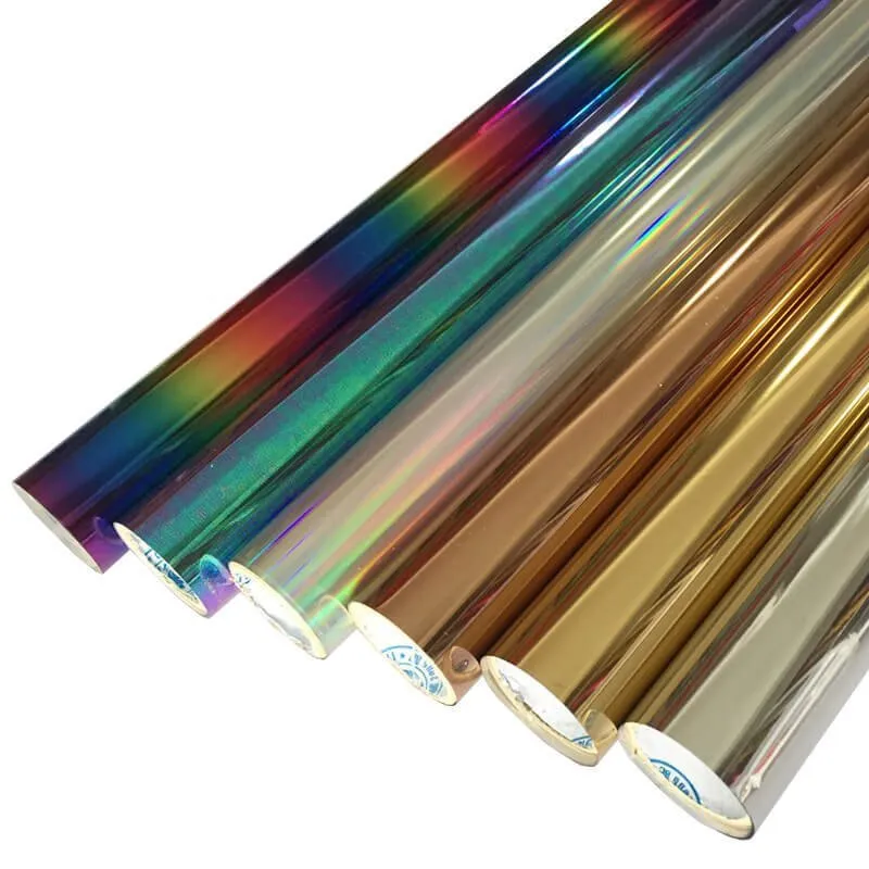Laser hot foil paper roll