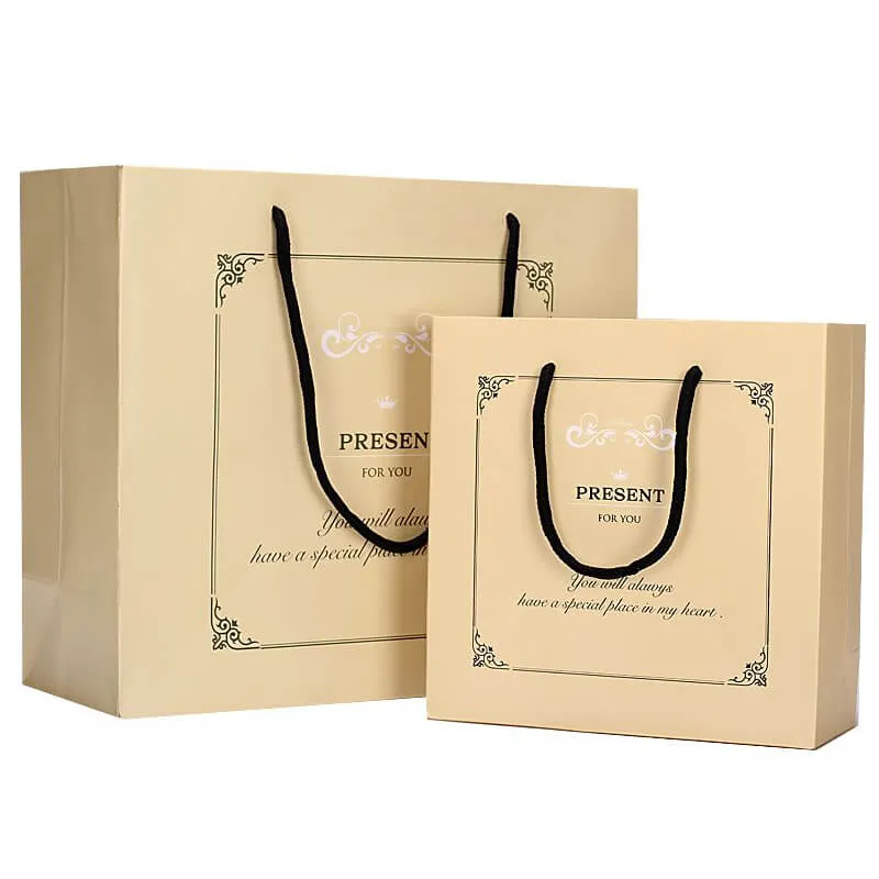 Light Yellow Paper Bags