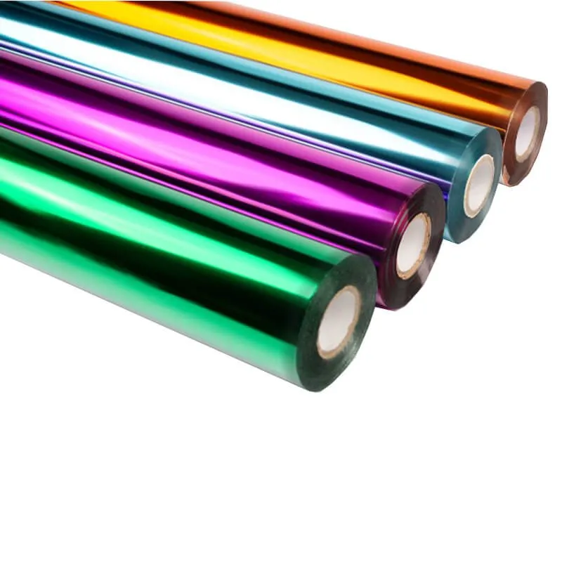 Multiple color pigment foil paper
