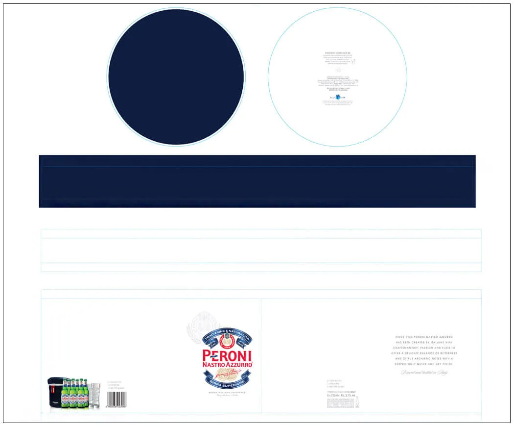 Paper tube drum artwork design