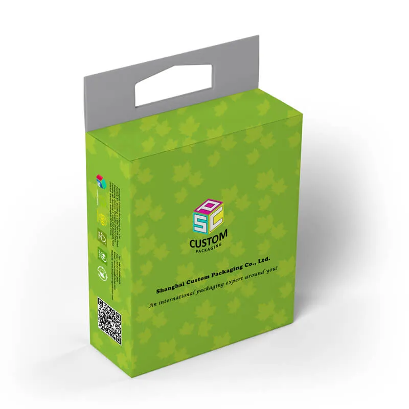 Paperboard material retail box mock-up design