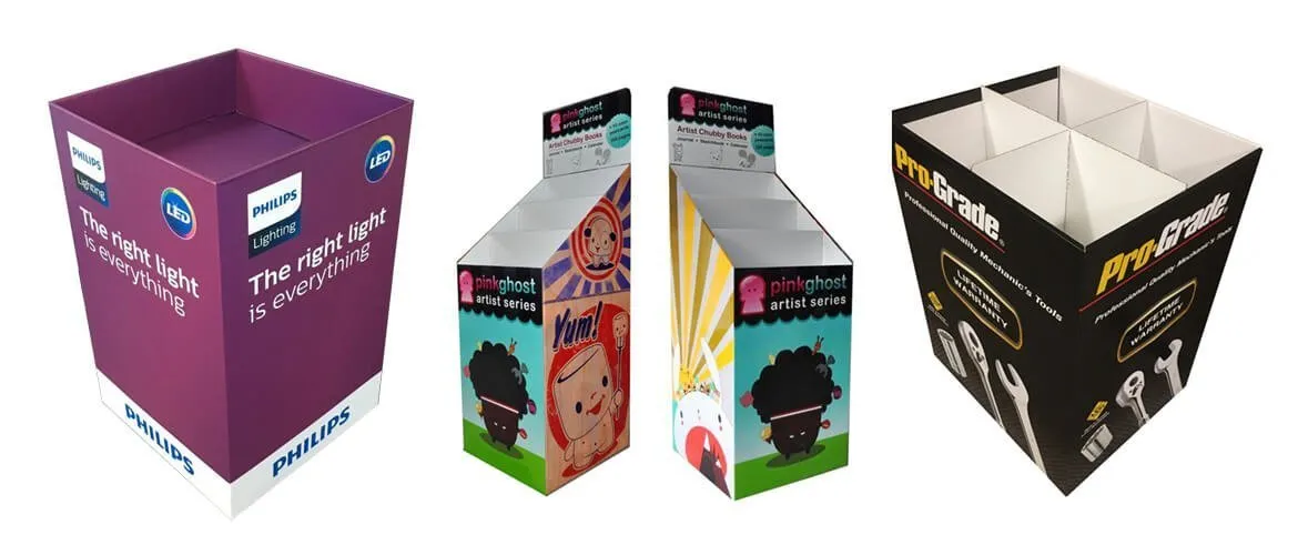 Personalized Cardboard Dump Bins