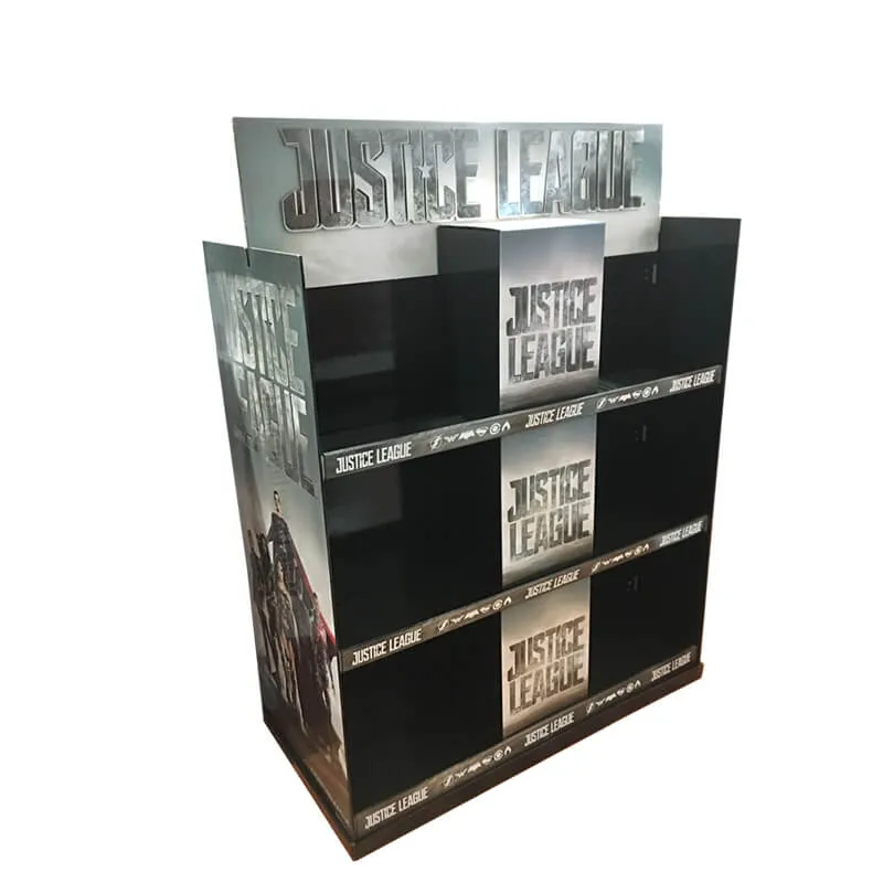 Personalized Three Way Floor Cardboard Pallet Display 1