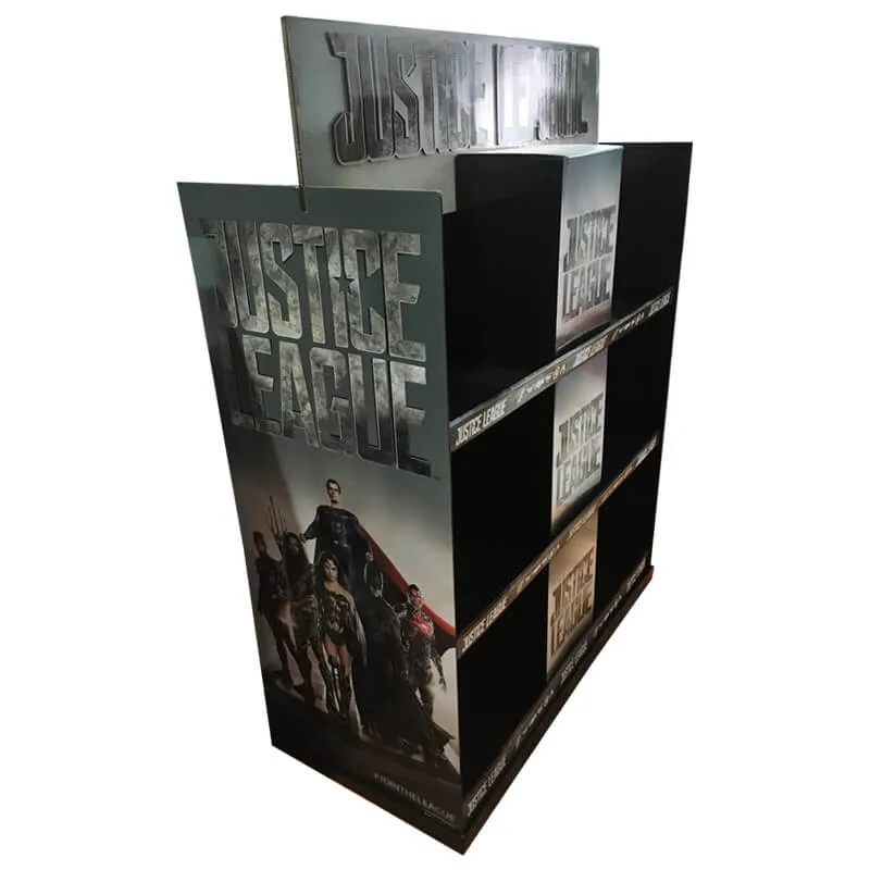 Personalized Three Way Floor Cardboard Pallet Display 2