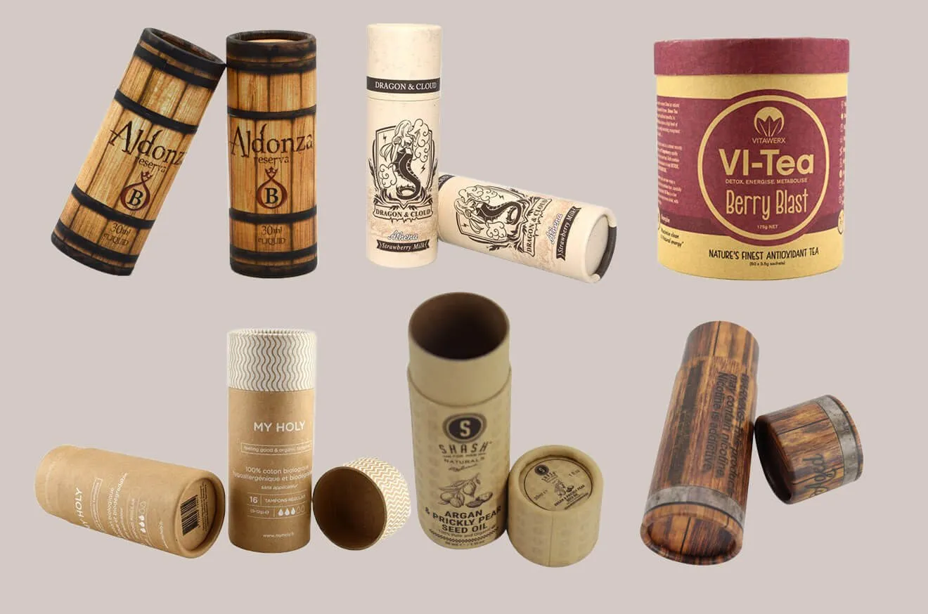 Printed Kraft Cardboard Tubes
