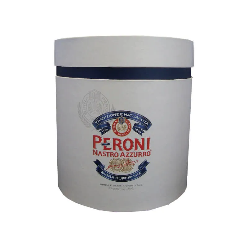 Printed paper drum for beer