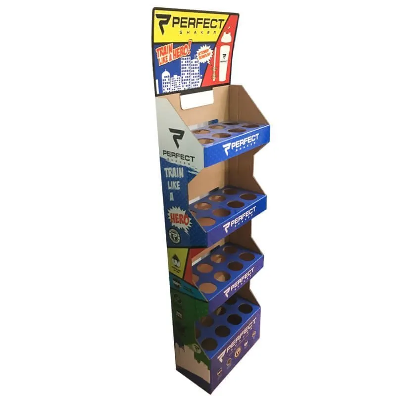 Promotion Large Cardboard Cell Display Stand 3