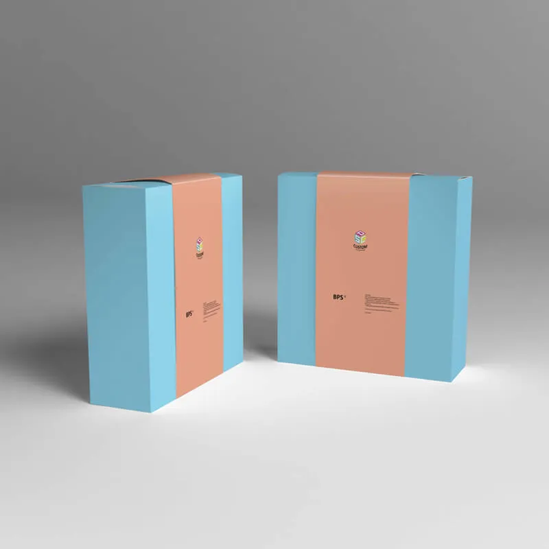 Retail sales packaging box Mock-up