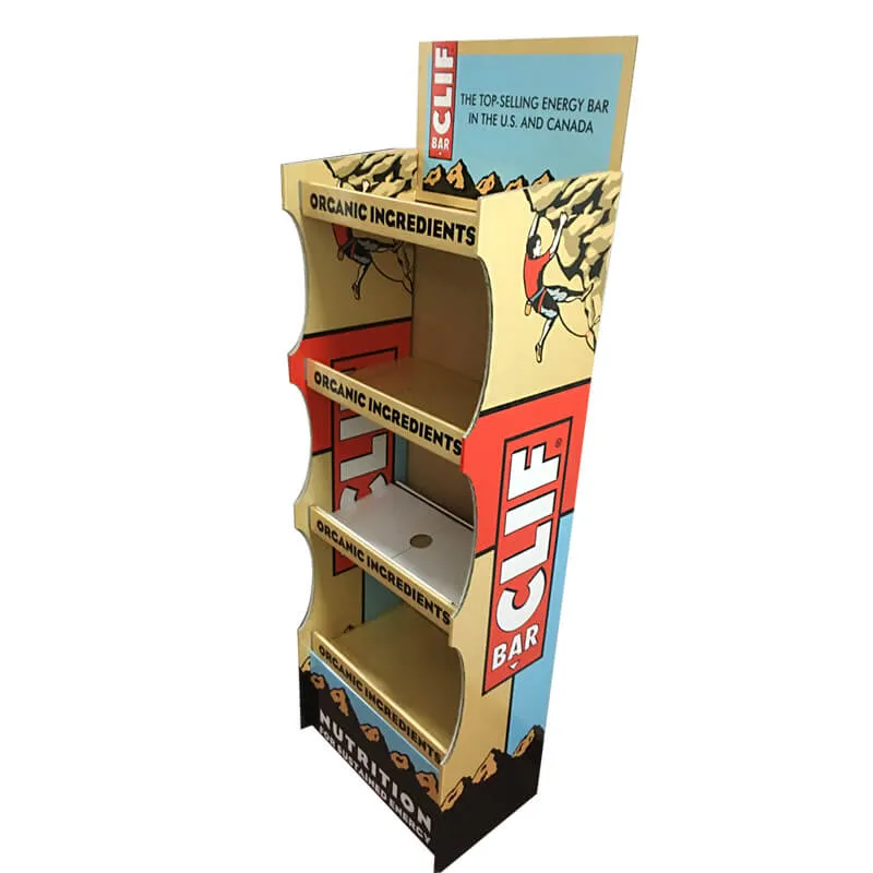 Rigid Corrugated Display Box For Snack Bar 1