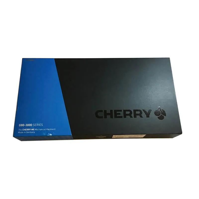 Rigid cardboard keyboard packaging box