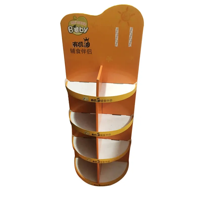 Round Corrugated Counter Displays 2