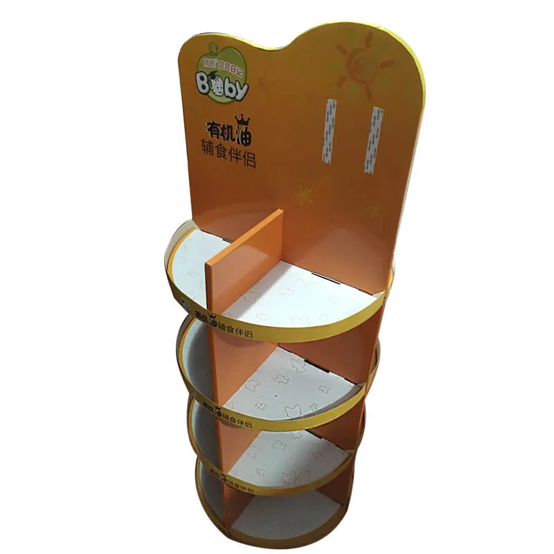 Round Corrugated Counter Displays 3