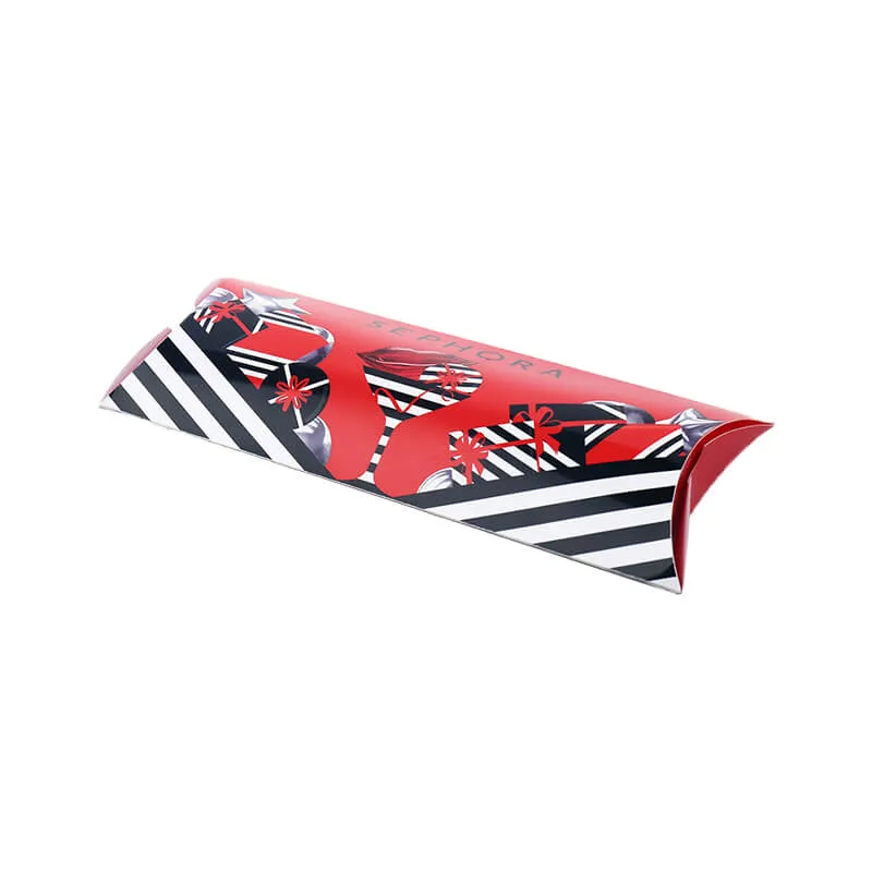 Scarf packaging box pillow box style