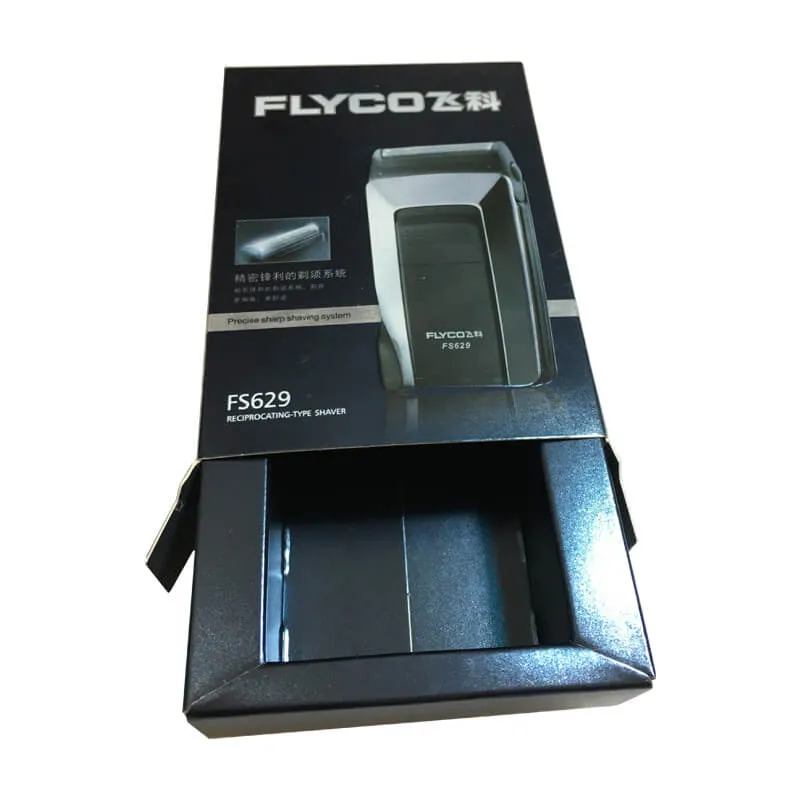 Shaver Box with Printed Cardboard Insert