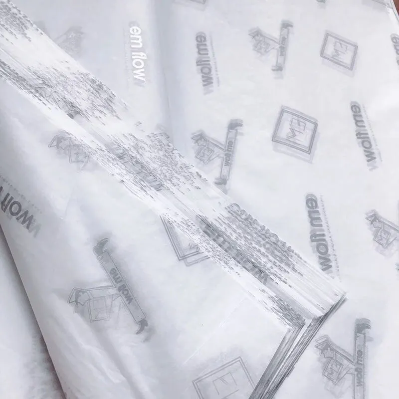 Silver Printed Tissue Paper