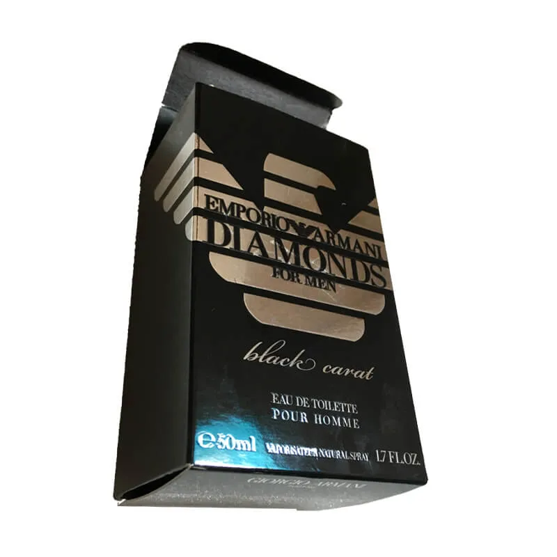 Silver Stamping Perfume Packaging Paper Box