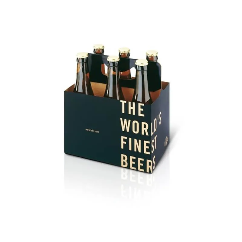 Six pack beer carrier box