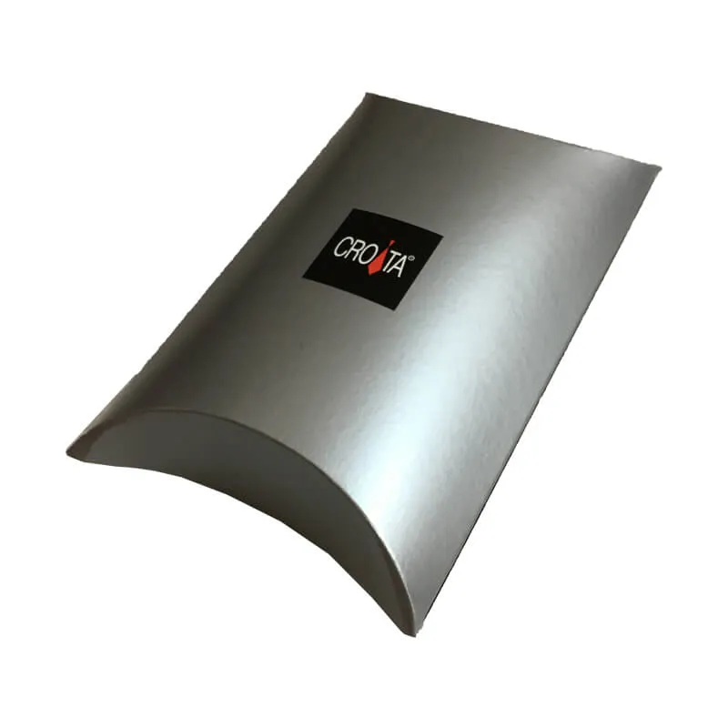 Specialty Silver Metallic Printed Pillow Box