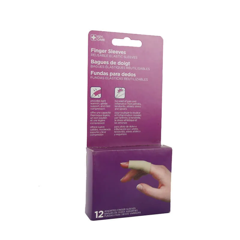 Tag Band packaging box with hang tab