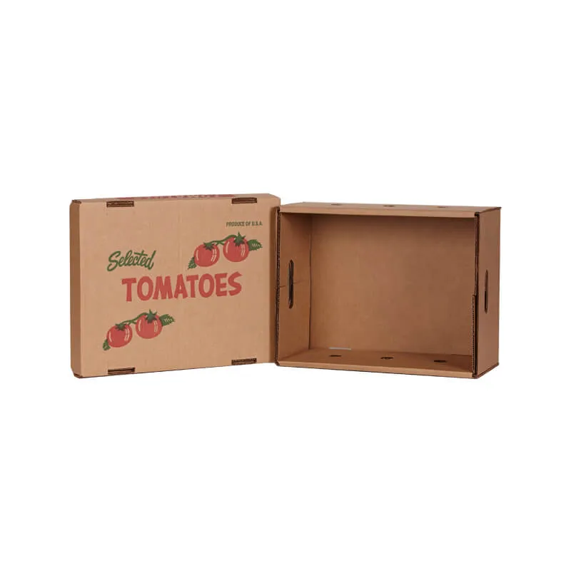 Telescope shape tomatoes packing box