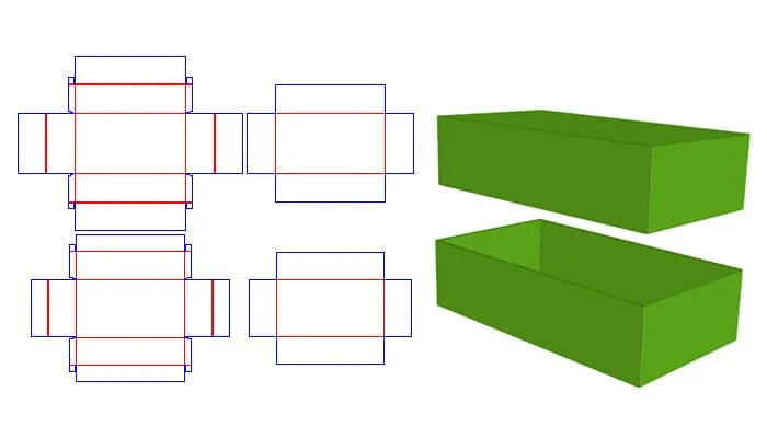 Top and Bottom Box Style