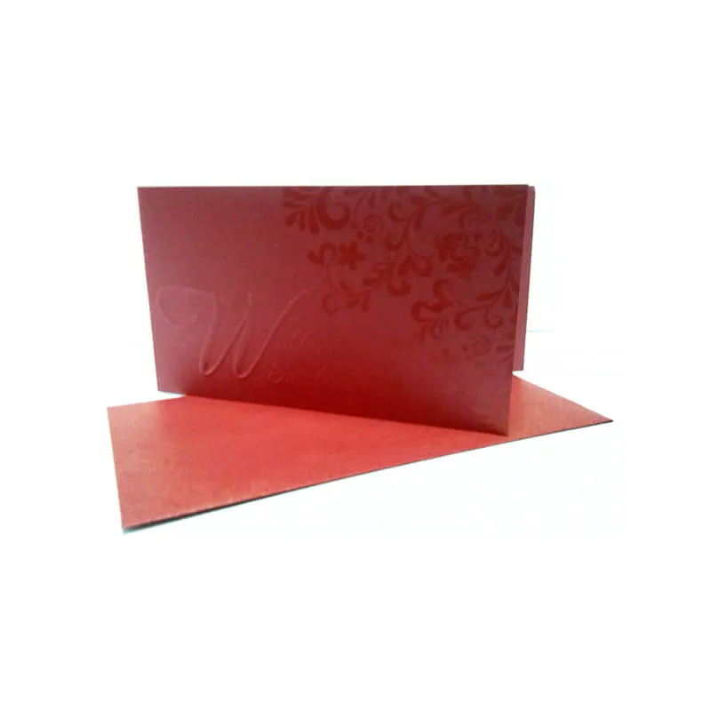 UV finished greeting card invitation card