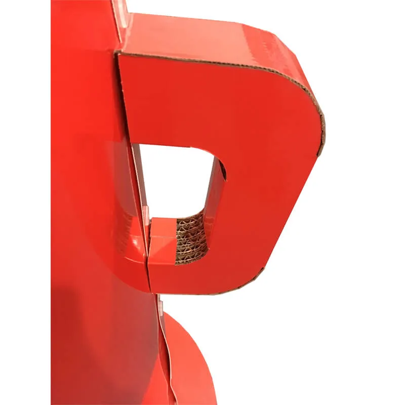 Unique Shape Cardboard Display Personalized Made 3