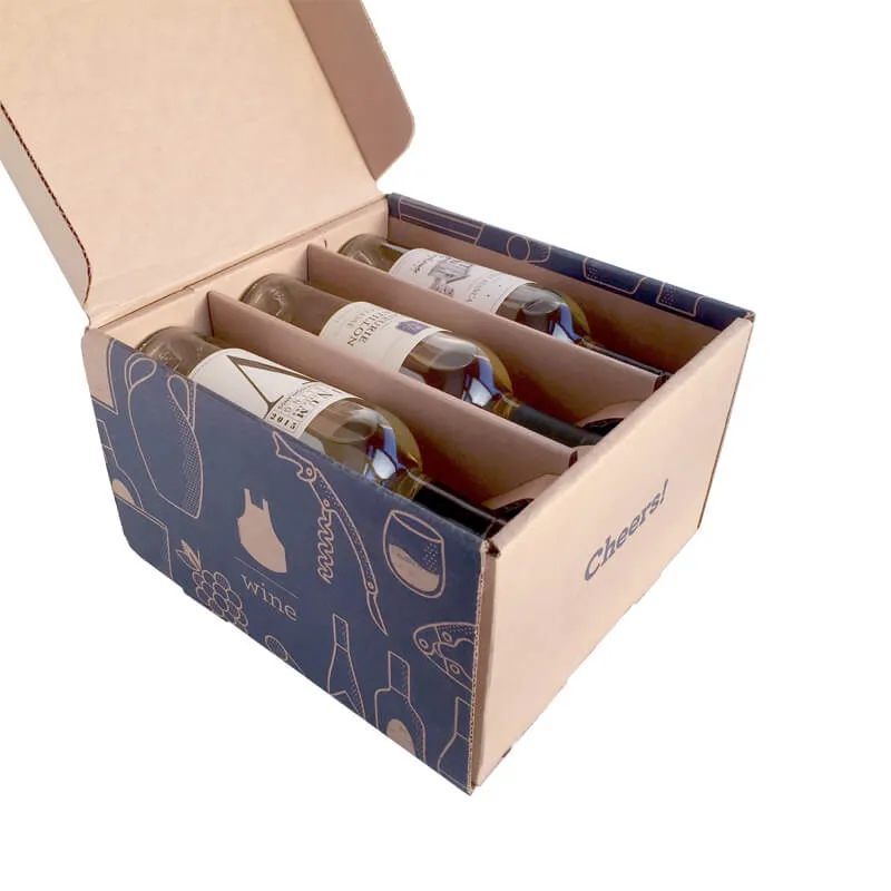 Wine Bottle mailer box shipping box