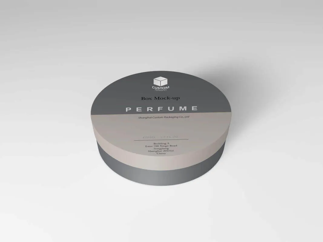 cosmetics and perfume packaging tube box mock up