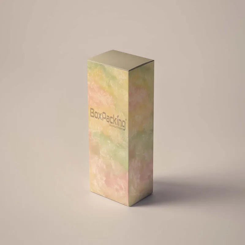 cosmetics paper box mock-up