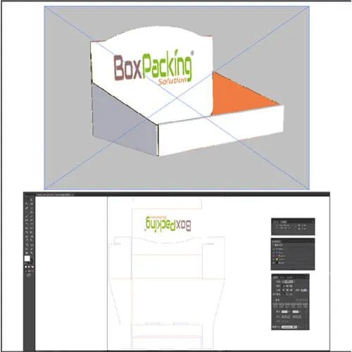 displaydoos voor voedingssupplement