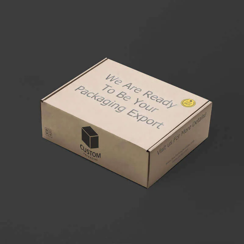foldable mailer box mock up